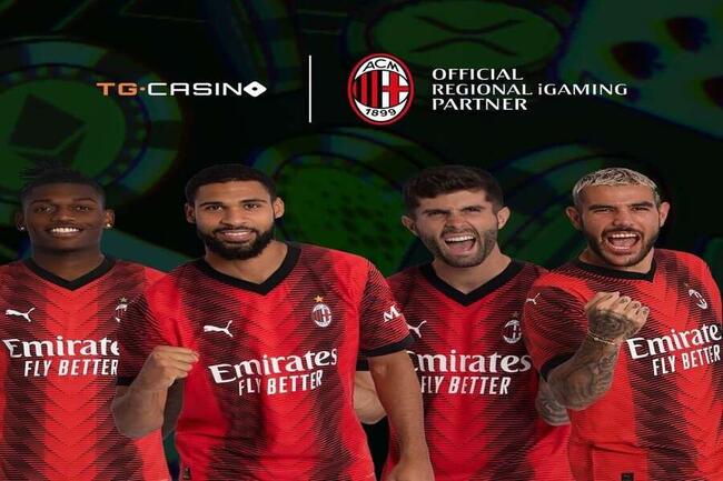 TG.Casino diventa uno degli sponsor del Milan