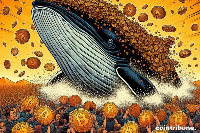 Ruée des baleines sur Bitcoin : 47 000 BTC accumulés en 24h