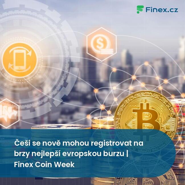Češi se nově mohou registrovat na brzy nejlepší evropskou burzu | Finex Coin Week