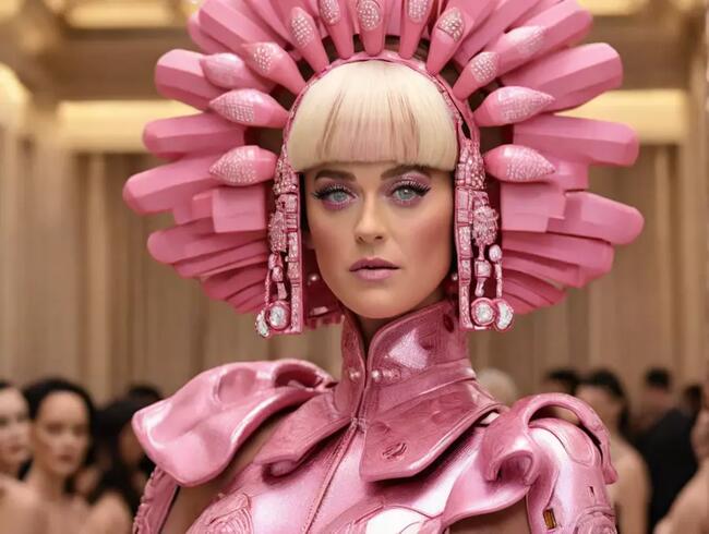 Katy Perry démystifie les photos générées par l'IA du Met Gala 2024