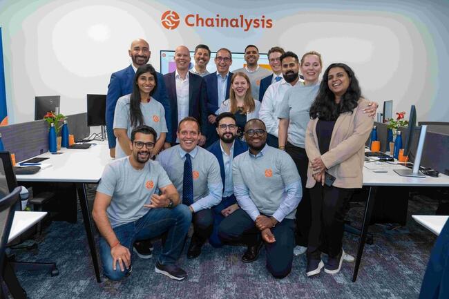 Global blockchain intelligens plattform Chainalysis lanserar Asia Southern Europe MEA huvudkontor från UAE