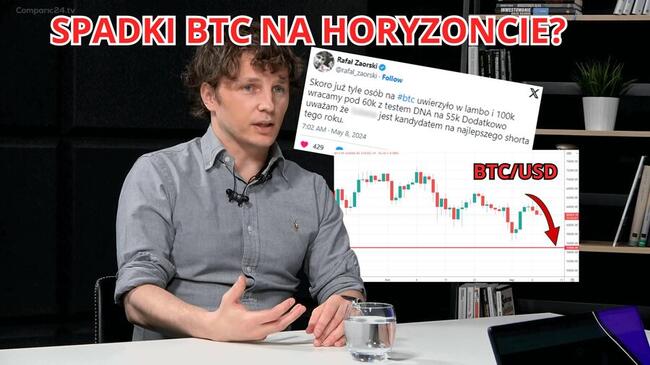 Rafał Zaorski wyznacza dno Bitcoina. Ta kryptowaluta będzie najgorsza w 2024 r.