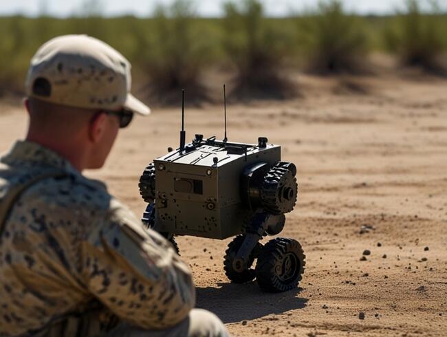 미 해병대 특수부대, 군사용 무장 로봇견 평가