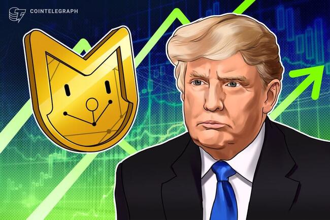 Trump-themed MAGA memecoin rallies after his pro-crypto comments