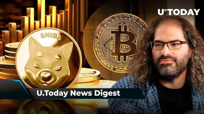 SHIB Secures Second Spot in MarketVector's Meme Coin Index, Ripple CTO Breaks Silence as to Whether He Is Satoshi: Crypto News Digest by U.Today