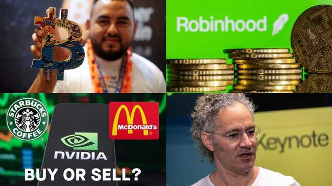 Bitcoin whales, Robinhood vs. the SEC, Nvidia and Apple vs. McDonald's and Starbucks: Markets news roundup
