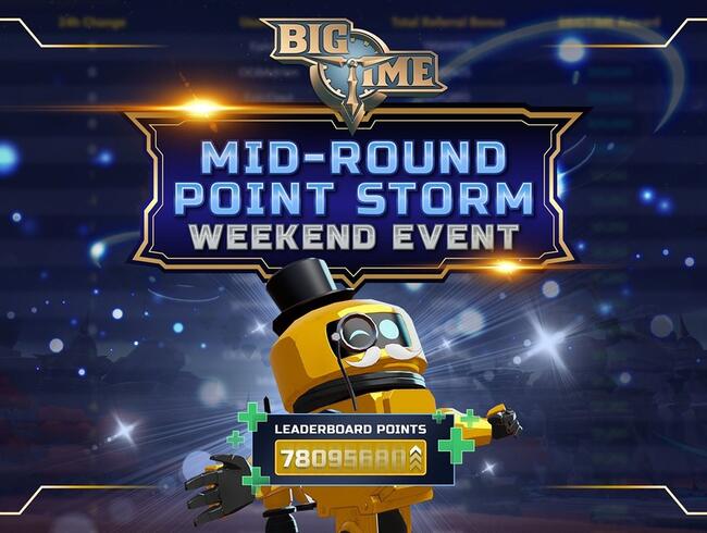 Big Time Starts Double Points Event Following its VIP Program launch