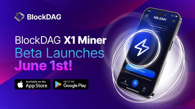 BlockDAG X1 App Miner Launches On June 1st,; More On XRP Price And BONK Market Trends