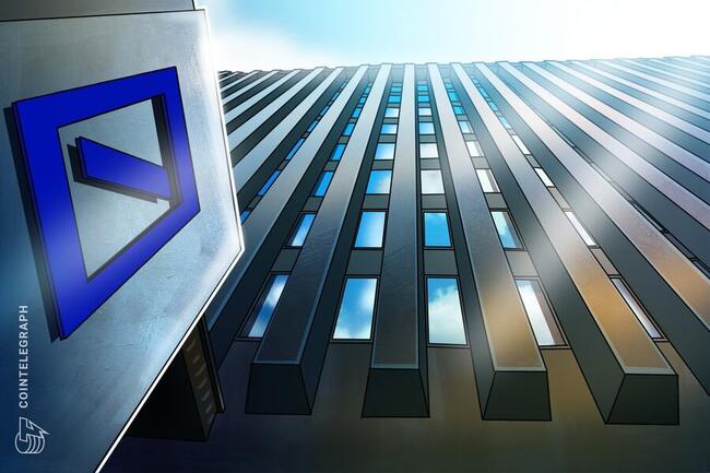 Deutsche Bank joins Singapore&#039;s asset tokenization project