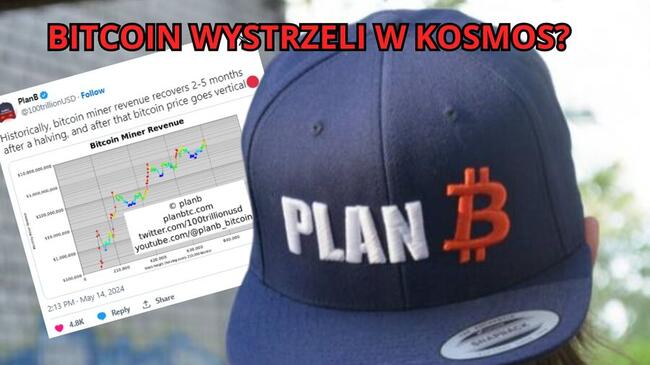 PlanB ujawnia, kiedy Bitcoin „pójdzie pionowo”. BTC na ścieżce do 500 000 USD?