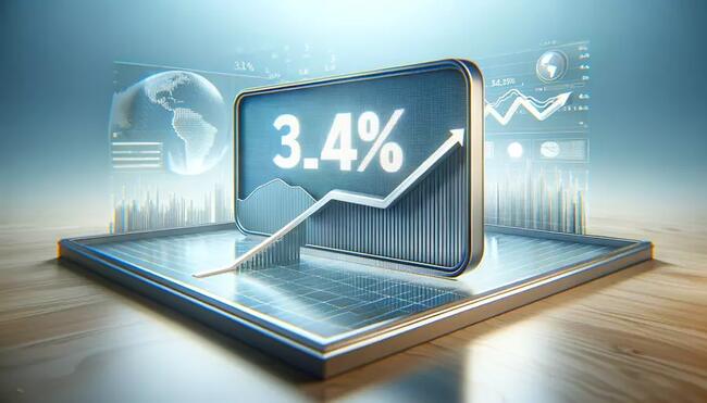 미국 4월 인플레이션율 3.4%로 하락