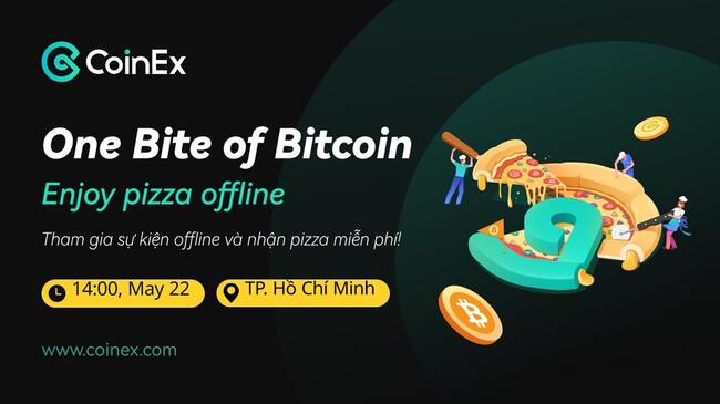 CoinEx kỷ niệm Ngày Pizza Bitcoin với chiến dịch “Một phần Bitcoin”