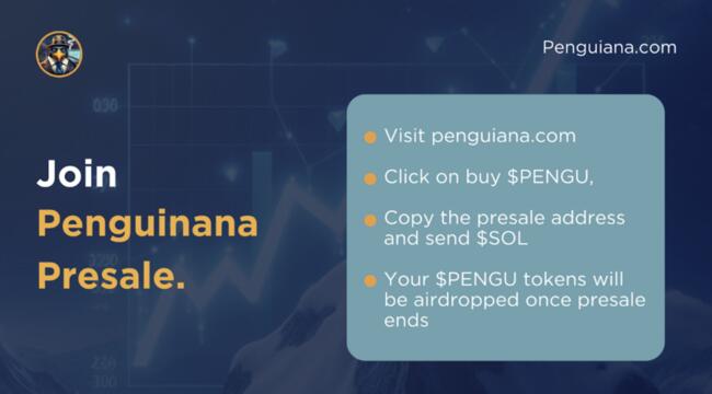 Penguiana Surpasses 1500 SOL In Ongoing $PENGU Presale, Set To Release Play To Earn Game Trailer Release Next Month