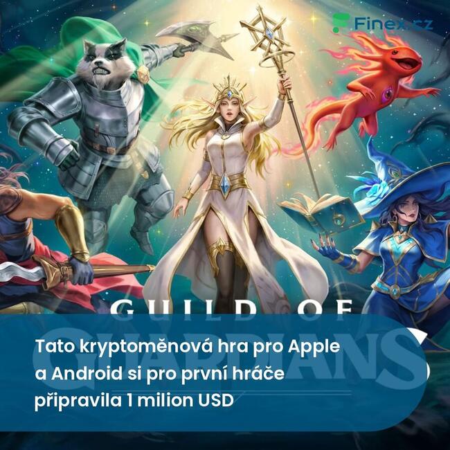 Tato kryptoměnová hra pro Apple a Android si pro první hráče připravila 1 milion USD