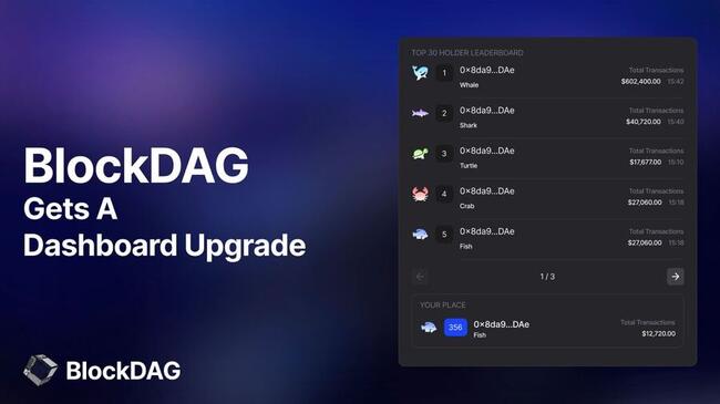BlockDAG Dashboard Boosts $26.9M Presale Amid CRO & Avalanche Rally