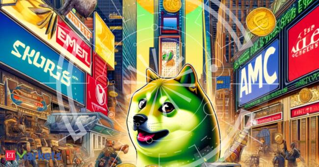Pepe, Dogeverse among top meme coin gainers as GameStop and  AMC stocks surge