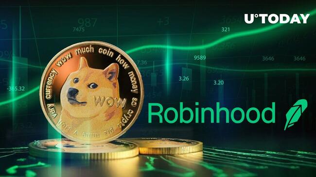 DOGE Price Soars 4.45% as 120 Million Dogecoin Mysteriously Sent to Robinhood