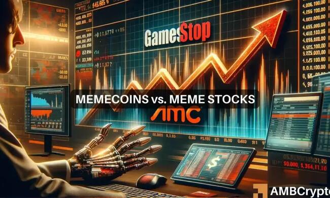 Memecoins ‘simplemente mejores’: la caída de GME y AMC plantea preguntas