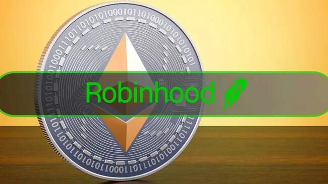 Robinhood nhận 7000 ETH từ địa chỉ ví bí ẩn