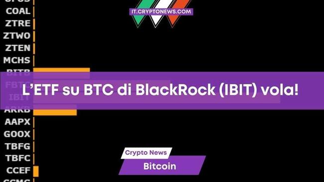 L’ETF Spot su Bitcoin di BlackRock è un grande successo: i dati di Bloomberg