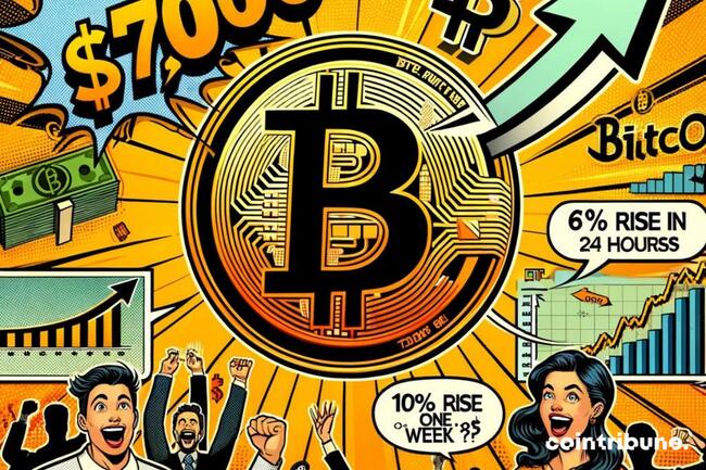 Le Bitcoin atteint les 70 000 $ : Ce chiffre cache une dynamique inattendue !