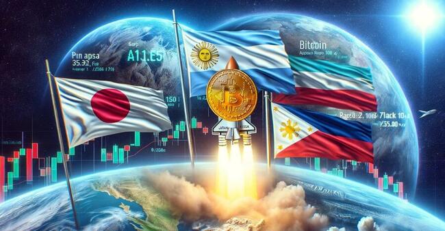 แรงไม่หยุด! ราคา Bitcoin พุ่งทำจุดสูงสุดใหม่ในสกุลเงินของญี่ปุ่น อาร์เจนตินา และฟิลิปปินส์