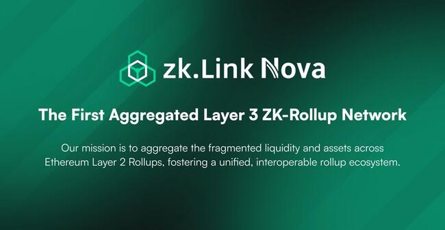 以太坊聚合 L3 zkEVM 網路「zkLink Nova」 TVL 突破10億美元