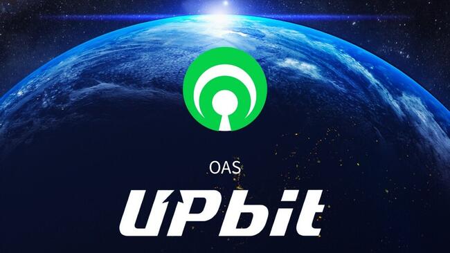 韓國最大交易所 Upbit 上架遊戲公鏈 Oasys，$OAS 聞訊暴漲 101%