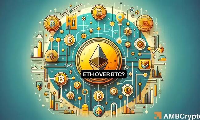 Ethereum supera a Bitcoin en esta área: ¿Continuará el crecimiento de ETH?