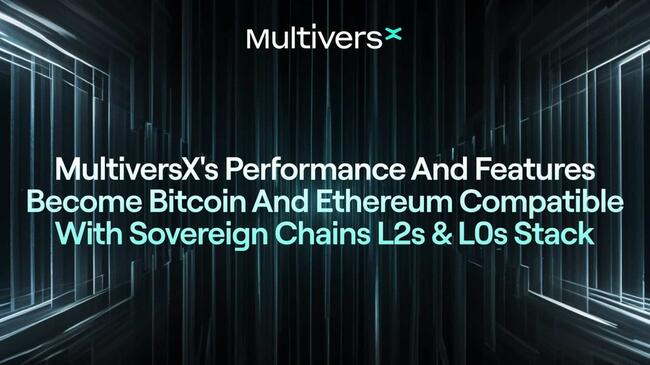 EGLD : MultiversX dévoile sa nouvelle technologie de Sovereign Chains