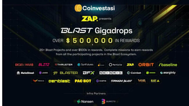 ZAP akan Luncurkan Blast Gigadrops Berhadiah US$500 Ribu