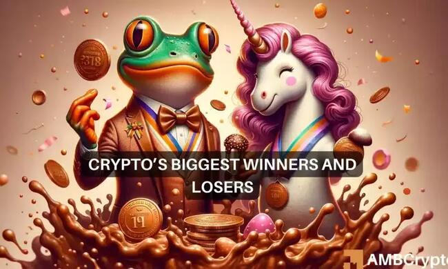 Ganadores y perdedores semanales del mercado de criptomonedas: PEPE, UNI, AKT, FTM