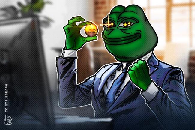 Pepe memecoin hits record high but risks a brutal 40% crash by June