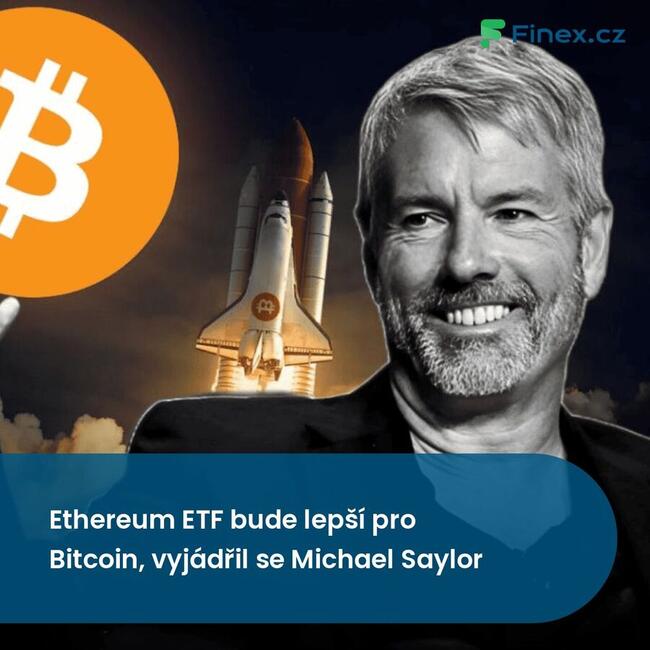 Ethereum ETF bude lepší pro Bitcoin, vyjádřil se Michael Saylor