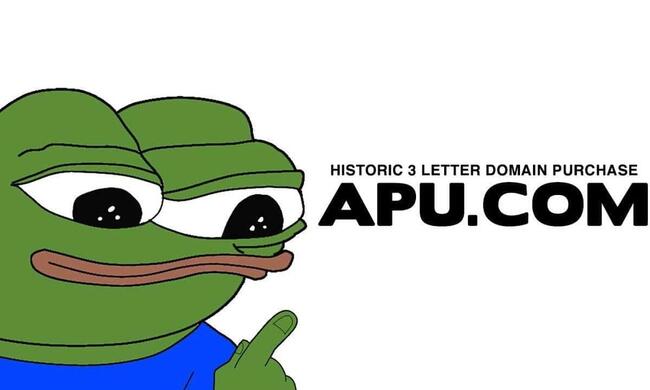 Apu Community Hits the Jackpot by Acquiring the Ultra-Rare Domain APU.com