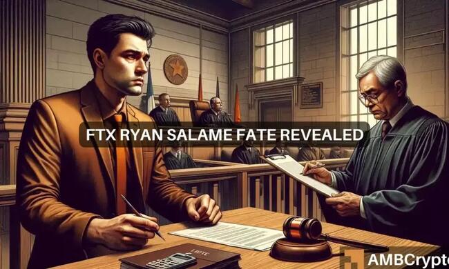 El ejecutivo de FTX, Ryan Salame, sentenciado a 90 meses de prisión
