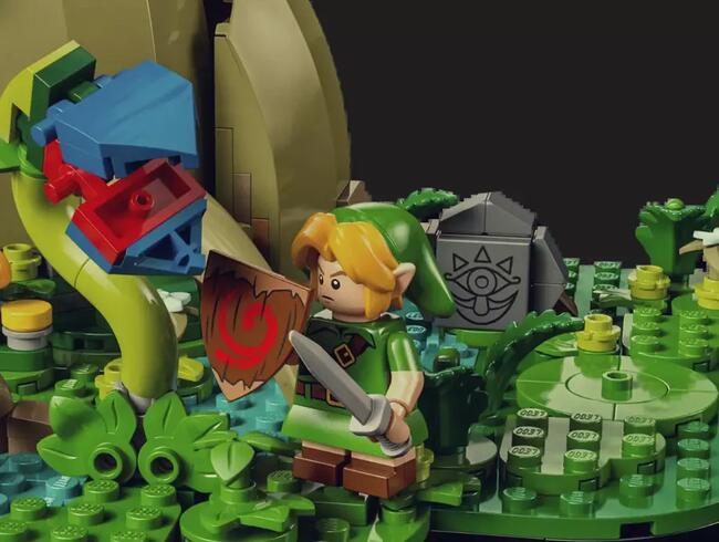 LEGO وNintendo تكشفان عن مجموعة The Legend of Zelda Great Deku Tree