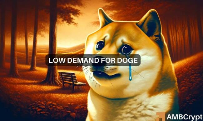 Dogecoin’s demand falls 18% in 7 days as DOGE declines 1% – Why?