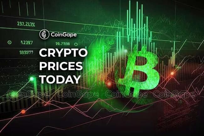 Crypto Prices Today May 31: Bitcoin Tops $68.5K, ETH Below $3,800 While NOT Pumps Non-Stop