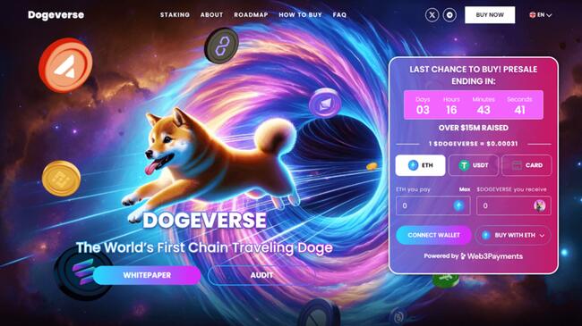 Dogeverse Presale Enters Final 3 Days After Raising $15M, Analysts Forecast Big Gains in June