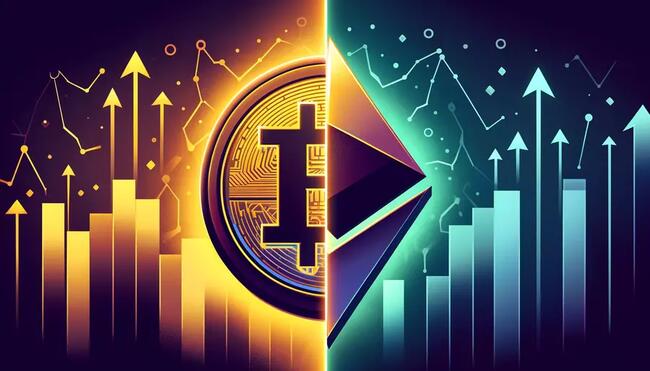 Bitcoin الهبوطي Ethereum الصعودي: سوق العملات المشفرة يشهد انقسامًا