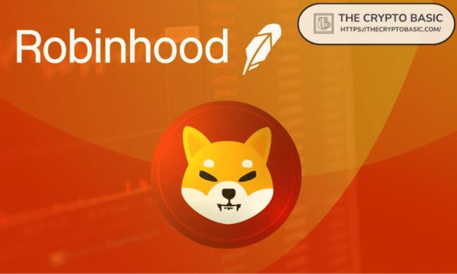 Shiba Inu Outshines ETH and DOGE to Secure Second Position in Robinhood’s Top Gainers List
