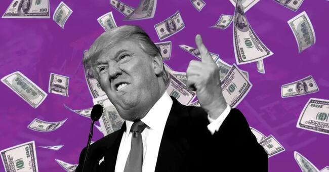 Ví tiền điện tử của Donald Trump tăng cao đạt mốc 14 triệu đô la