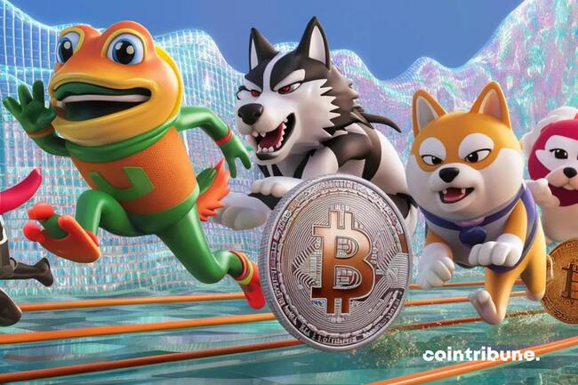 Les cryptos meme surpassent Bitcoin : Révolution en vue ?