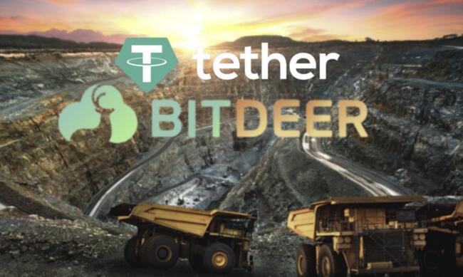 Tether 投資比特小鹿，買入一億美元 BTDR 成大股東