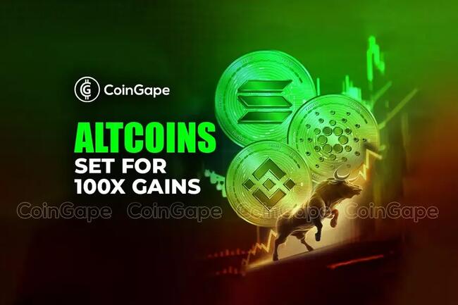 4 Top Altcoins Set For 100X Gains In June 2024