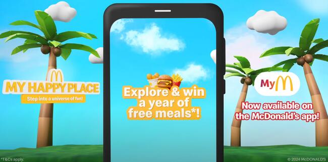 麥當勞推出元宇宙「我的快樂之地」：漢堡薯條免費送，如何參與？
