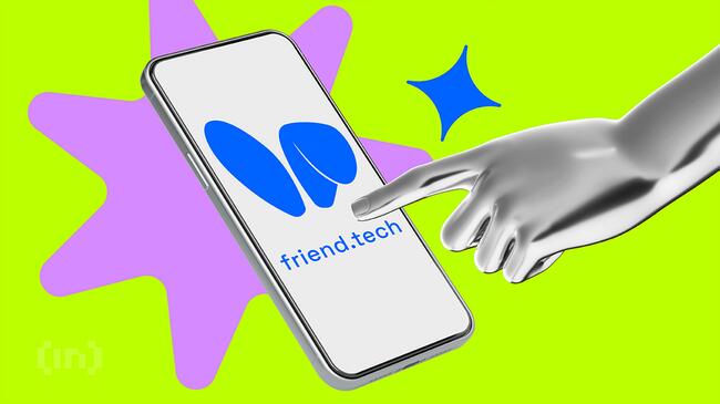 FRIEND Token nousi 15 % Friend.techin Friendchain-ilmoituksen jälkeen