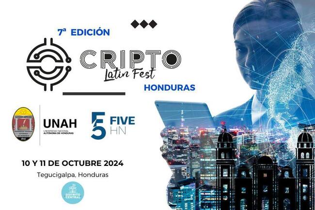 Cripto Latin Fest establece alianzas estratégicas con la UNAH y FiveHN para su séptima edición en Honduras