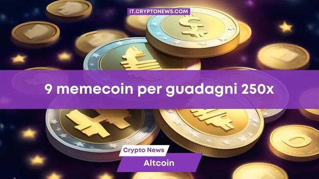 9 memecoin per trasformare 100 euro in 25.000 euro a giugno